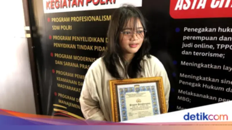 Mahasiswi Berani Kejar dan Pepet Jambret di Jogja, Dapat Penghargaan Polisi