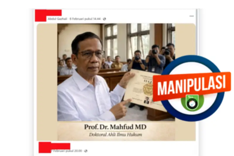 Mahfud MD Dicatut dalam Hoaks Ijazah Palsu Jokowi di Media Sosial