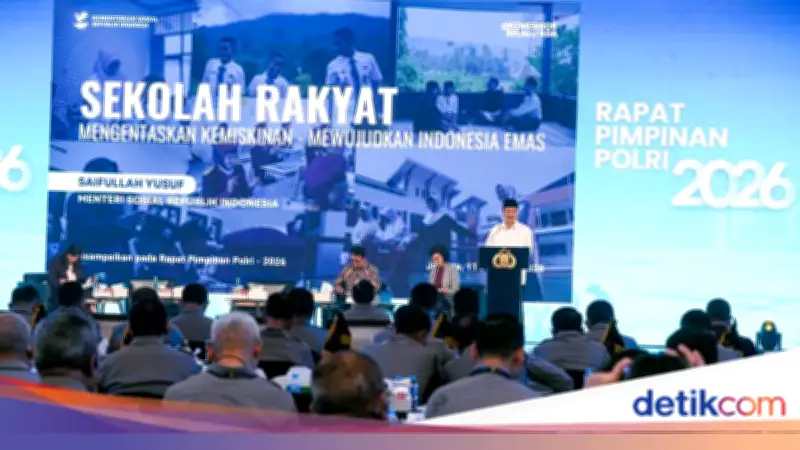 Mensos Apresiasi Polri Bantu Penguatan Disiplin Siswa Sekolah Rakyat