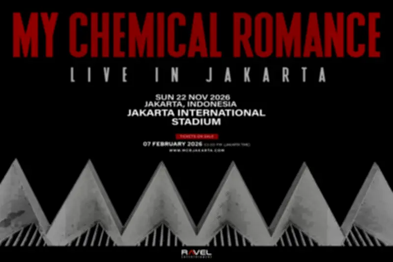 My Chemical Romance Gelar Konser Solo di Jakarta International Stadium November 2026