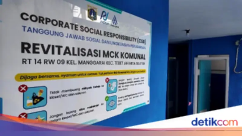 PAM JAYA dan PALJAYA Revitalisasi MCK Komunal di Manggarai untuk Sanitasi Lebih Sehat