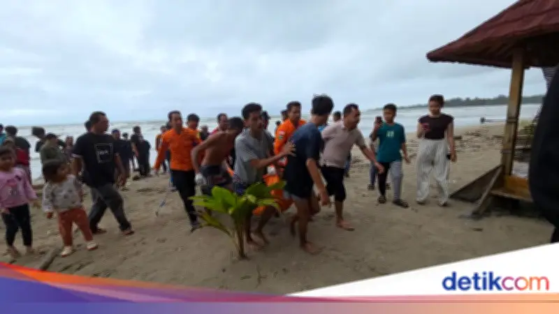 Pelajar Tangerang Tewas Terseret Ombak di Pantai Pandeglang Setelah Hilang 2 Hari