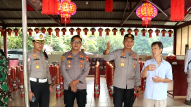 Perayaan Imlek 2577 di Depok Berjalan Kondusif, Polisi Kerahkan 176 Personel