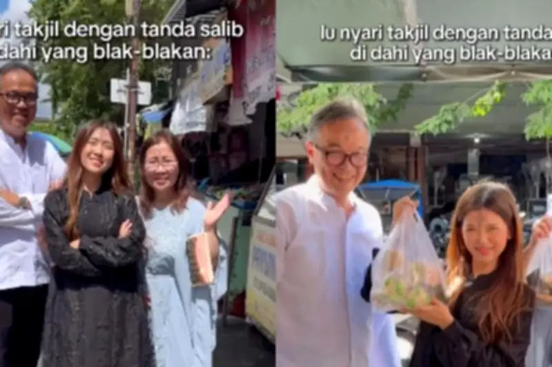 Perempuan Katolik di Surabaya Rutin Ikut 'War Takjil' Saat Ramadhan