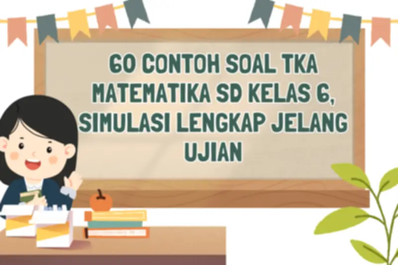 Persiapan TKA Matematika SD Kelas 6: 60 Soal Simulasi untuk Latihan Efektif