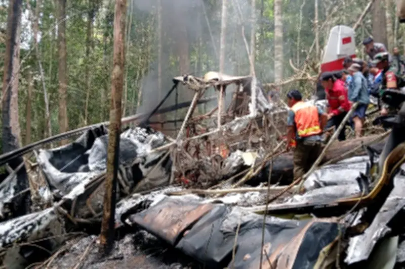 Pesawat Pengangkut BBM Pelita Air Jatuh di Nunukan, Pilot Meninggal Dunia