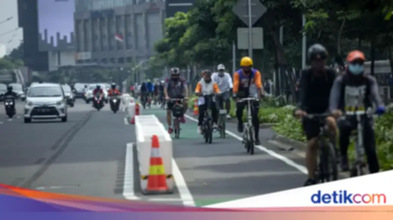 Polisi Kaji Penghapusan Jalur Sepeda Permanen Sudirman, Diklaim Tidak Efektif