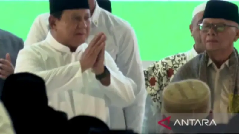 Prabowo Hadiri Pengukuhan Pengurus MUI di Istiqlal, Didampingi Menteri Kabinet