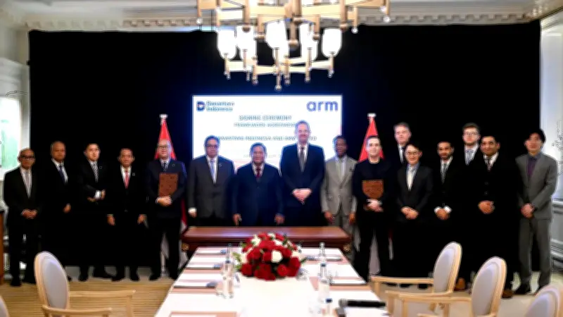 Prabowo Saksikan Kerja Sama Danantara dan Arm untuk Kuasai Teknologi Semikonduktor