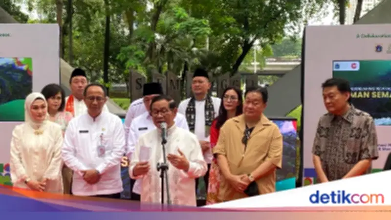 Pramono Anung Groundbreaking Revitalisasi Taman Semanggi dengan Anggaran Rp 134 Miliar