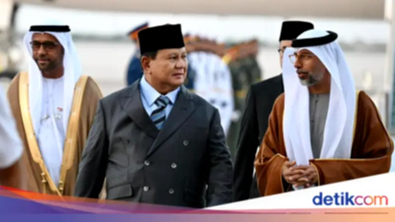 Presiden Prabowo Tiba di Abu Dhabi, Akan Bertemu Presiden PEA Sheikh MBZ