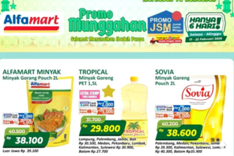 Promo Ramadhan JSMS Alfamart 20 Februari 2026: Diskon Hingga 50 Persen