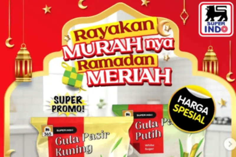 Promo Superindo 12 Februari 2026: Harga Gulaku Turun Jadi Rp 17.500