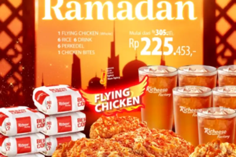 Richeese Rilis Menu Combo Ramadhan, Paket Lengkap Bebas Pilih Minuman
