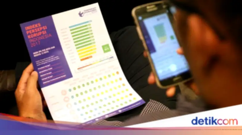 Skor Indeks Persepsi Korupsi Indonesia Turun ke 34, Sejajar dengan Nepal