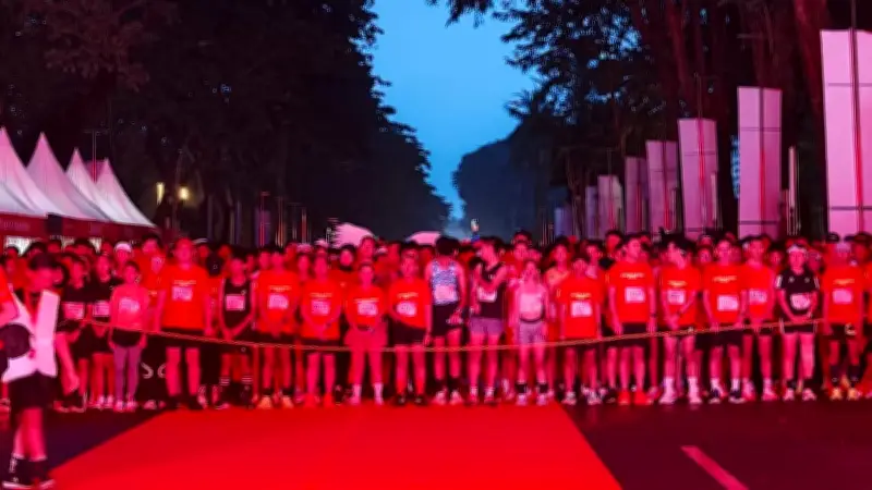 Soekarno Run 2026 Dimulai: Hasto Kristiyanto Ikut Berlari di Tengah Hujan