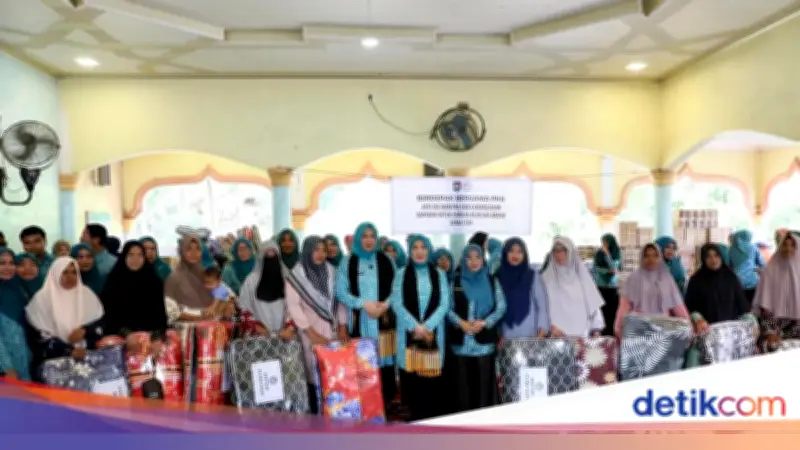 TP PKK Pusat Salurkan Bantuan untuk Korban Banjir Bandang di Bireuen