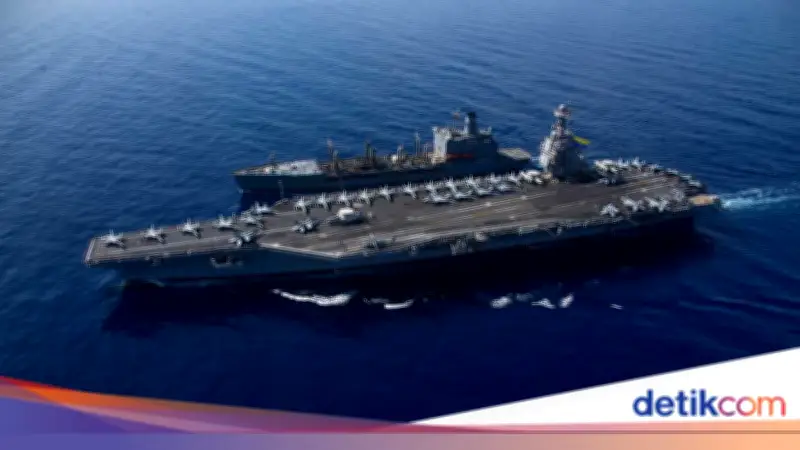 Trump Kirim Kapal Induk ke Timur Tengah, Iran Hadapi Ancaman Militer