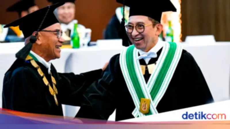 Unas Kukuhkan Fadli Zon sebagai Profesor Kehormatan, Tegaskan Peran Budaya sebagai Fondasi Peradaban