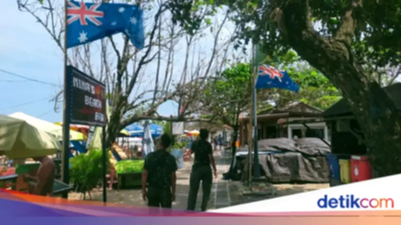Viral Bendera Asing di Pantai Legian Bali, Pedagang Diingatkan Berulang Kali