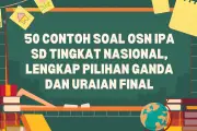 50 Contoh Soal OSN IPA SD Tingkat Nasional, Lengkap dengan Pilihan Ganda