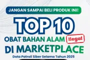 BPOM Temukan 10 Produk Obat Bahan Alam Ilegal Beredar di Marketplace