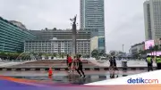 CFD Jakarta Pekan Pertama Ramadan Tetap Ramai, Warga Antusias Olahraga