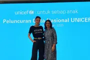 Cinta Laura Ditunjuk UNICEF sebagai Duta Nasional Indonesia