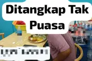 Enam Pria Ditangkap di Johor Saat Makan dan Minum Siang Hari di Bulan Ramadhan