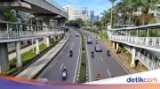 Jalan Rasuna Said Jaksel Kini Bersih dari Tiang Monorel Mangkrak