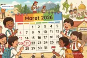 Kalender Maret 2026: Tanggal Merah, Cuti Bersama, dan Libur Lebaran Sekolah