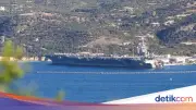 Kapal Induk Terbesar AS USS Gerald R Ford Tiba di Lepas Pantai Israel