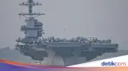 Ketegangan AS-Iran Memanas, Kapal Induk Terbesar Dunia Masuk Mediterania