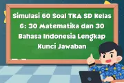 Latihan Soal TKA SD Kelas 6: 30 Matematika & 30 Bahasa Indonesia untuk Persiapan Ujian