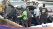 Pengemudi Mobil Lawan Arah di Jakpus Diamankan Polisi Usai Tabrak Kendaraan