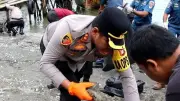Polres Pelabuhan Tanjung Priok Gelar Kerja Bakti Program Asri Bersama Lintas Instansi