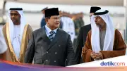 Presiden Prabowo Tiba di Abu Dhabi, Akan Bertemu Presiden PEA Sheikh MBZ