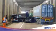 Tabrakan Beruntun 7 Kendaraan di Underpass Jagorawi, Lalu Lintas Sempat Dialihkan