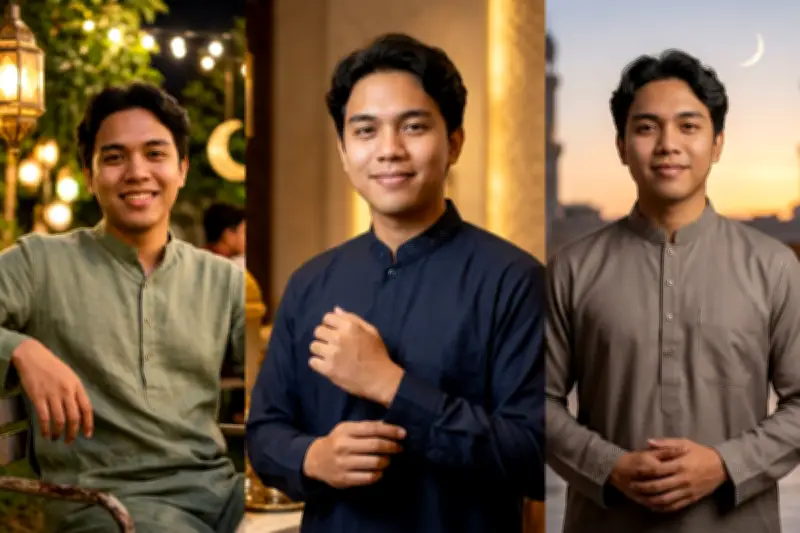 AI Sulap Selfie Biasa Jadi Foto Bukber Stylish dengan Koko Modern