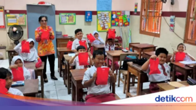 Antusiasme Murid SDN 07 Palmerah Sambut Makan Bergizi Gratis di Bulan Ramadan
