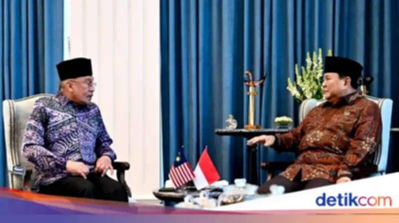 Anwar Ibrahim Temui Prabowo, Malaysia-Indonesia Sepakat Redam Konflik Timur Tengah