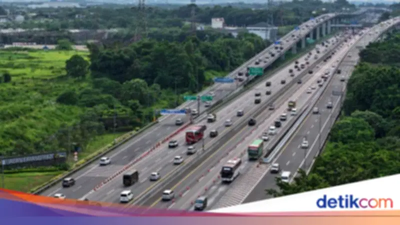 Arus Balik Lebaran: 64 Ribu Kendaraan Melintas di Tol MBZ Menuju Jakarta