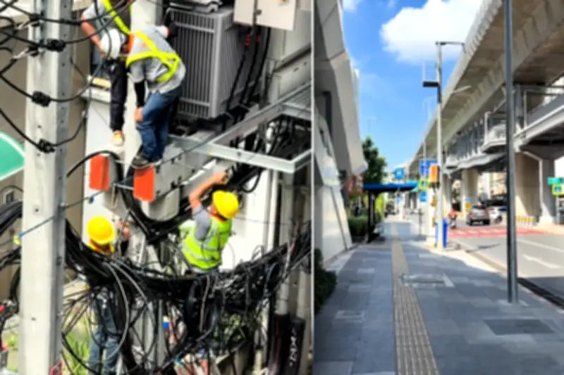 Bangkok Percepat Proyek Kabel Bawah Tanah, Target 317,3 Km Rampung 2032