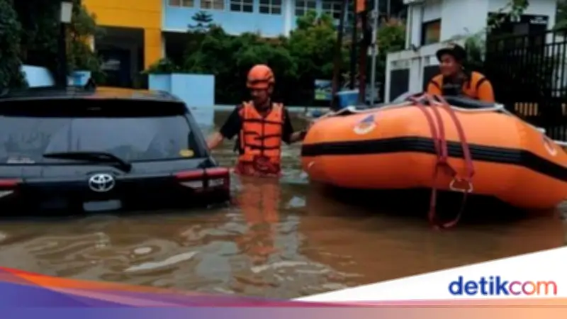 Banjir Jakarta Pagi Ini: 75 RT dan 19 Jalan Terendam, Ketinggian Capai 1,7 Meter