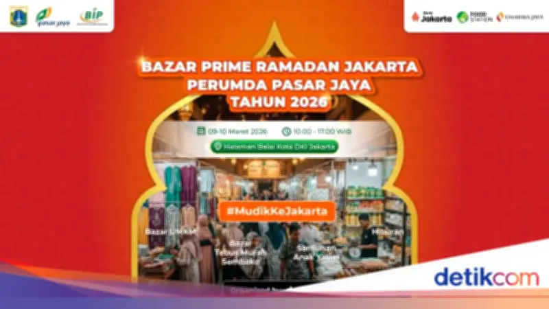 Bazar Prime Ramadan Jakarta 2026 Digelar di Balai Kota, Dukung UMKM dan Kebersamaan