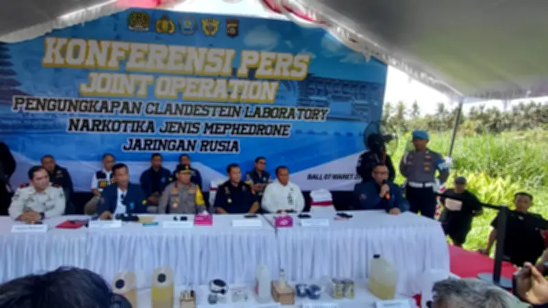 Bea Cukai dan BNN Bongkar Laboratorium Narkotika di Bali, Dua Warga Rusia Ditangkap