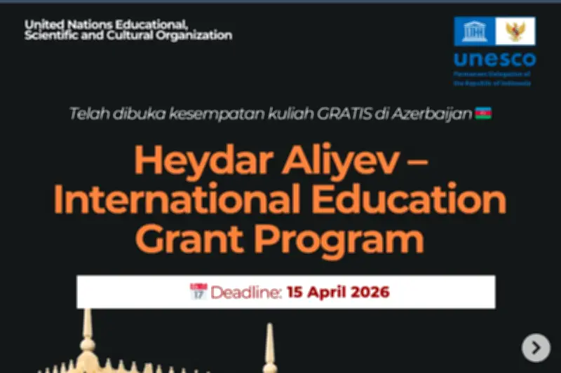 Beasiswa Kuliah S1-S3 Gratis di Azerbaijan, Dapat Rp 7,9 Juta Tiap Bulan
