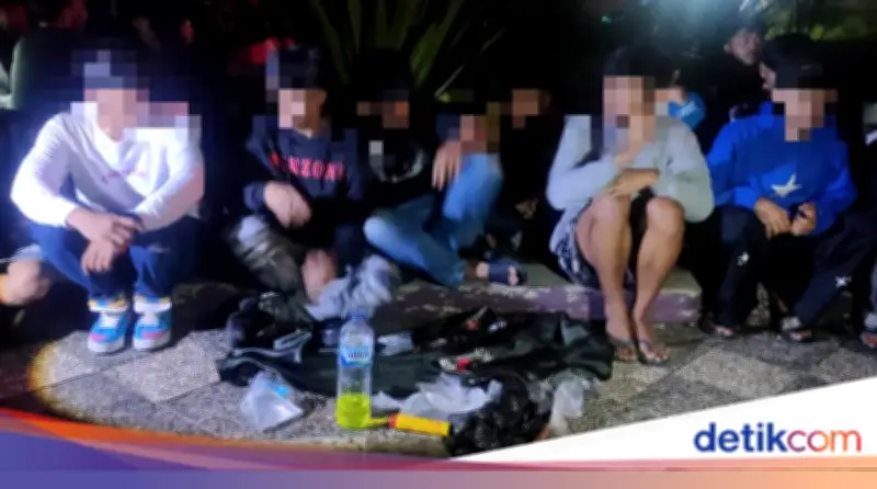 Belasan Remaja di Cianjur Diamankan Usai Pesta Miras Saat Takbir Keliling