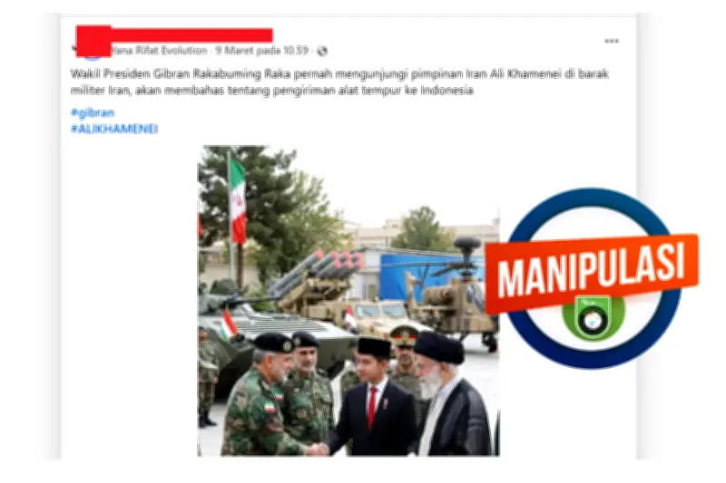 Beredar Narasi Gibran Bertemu Ayatollah Khamenei Sebelum Meninggal