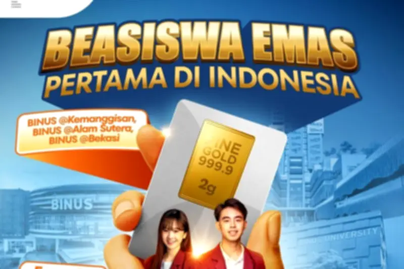 BINUS University Luncurkan Beasiswa Emas 2 Gram Pertama di Indonesia